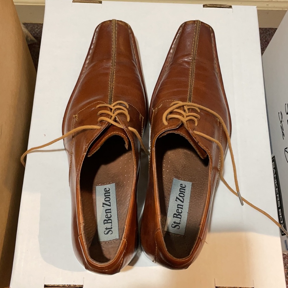 St.Ben Zone leather men’s shoes - Picture 3 of 7